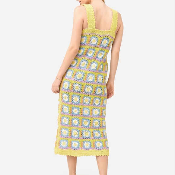 NWT Alémais Petra Crochet Midi Dress. Size US 4 - Picture 5 of 15